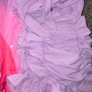 SHEIN Lilac and Pink Skirt Set